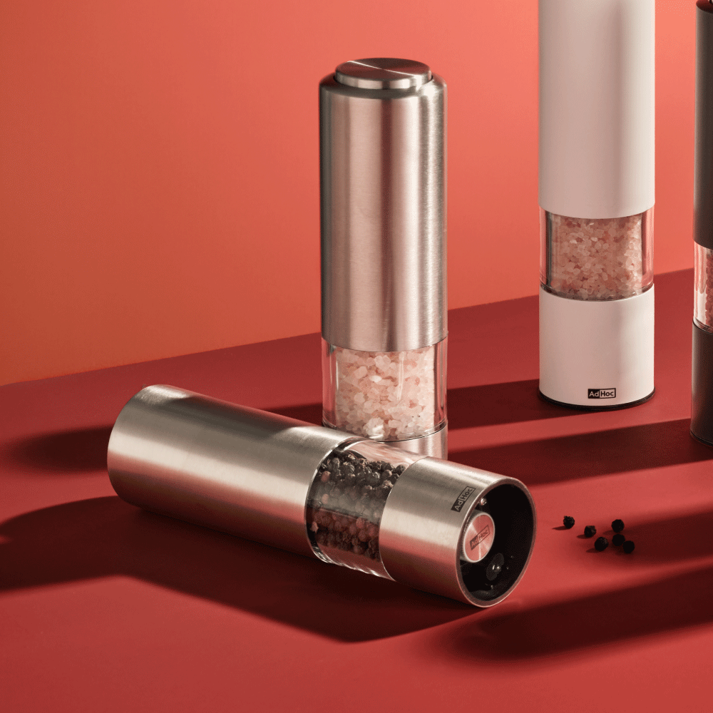 AdHoc Pepmatik Electric Salt & Pepper Mill Set