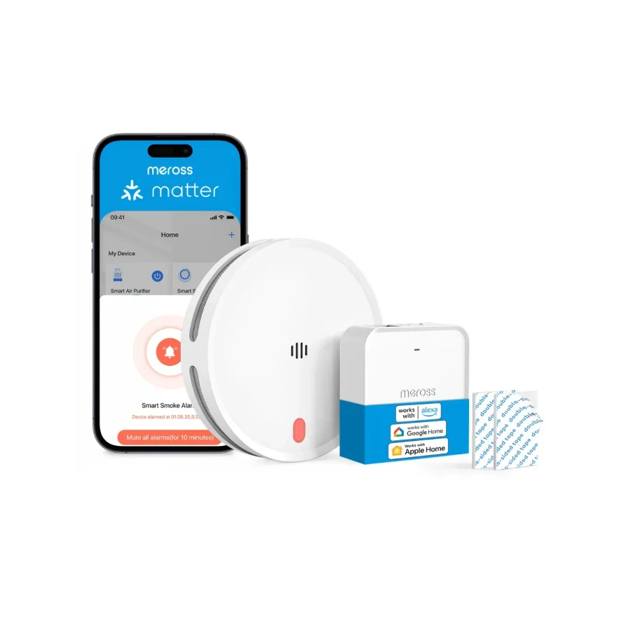 Meross MA151H Smart Smoke Alarm Kit