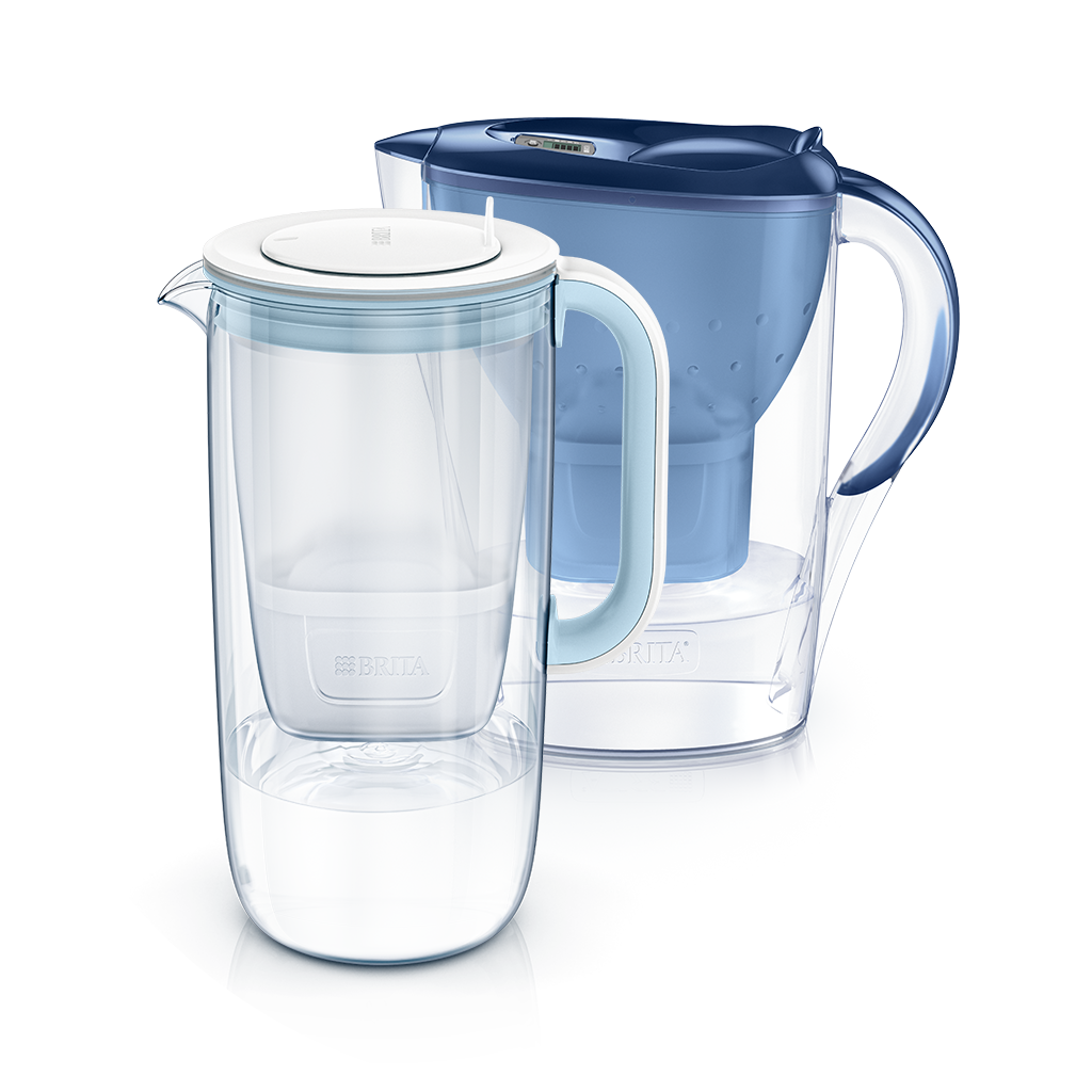 BRITA Marella Wasserfilterkanne auf hellem Hintergrund