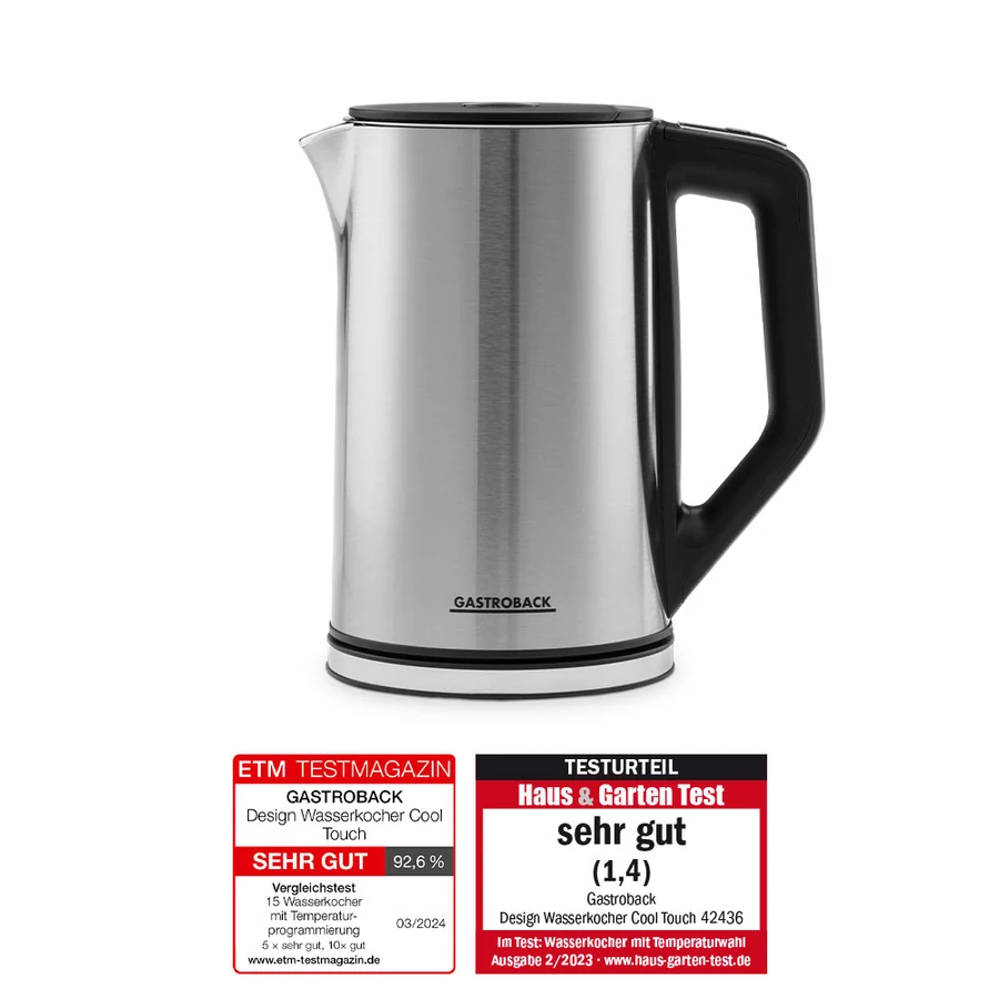 Gastroback Design Water Kettle Cool Touch 42436